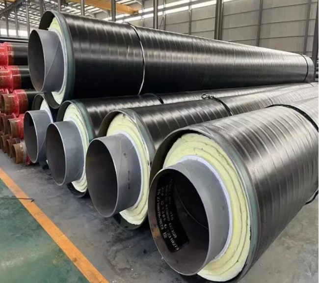 白银钢套钢蒸汽保温管